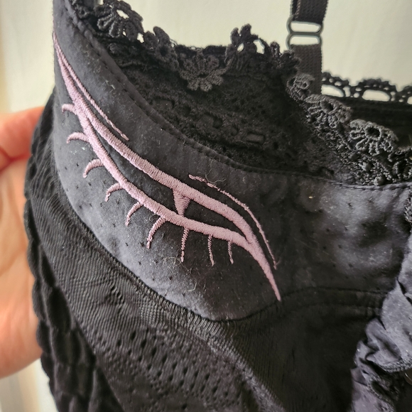 h.Naoto GRAMM Corset Eye Top Shirring Visual Kei Mori Lolita EGL - Picture 3 of 7